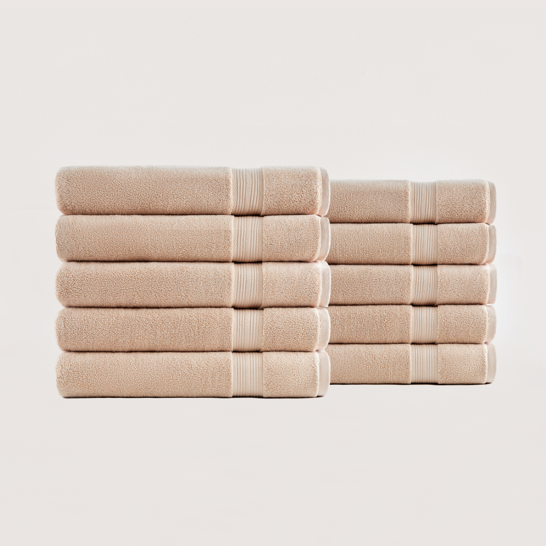 Ultrasoft Egyptian Cotton Bath Towels 10pcs (140x70cm)