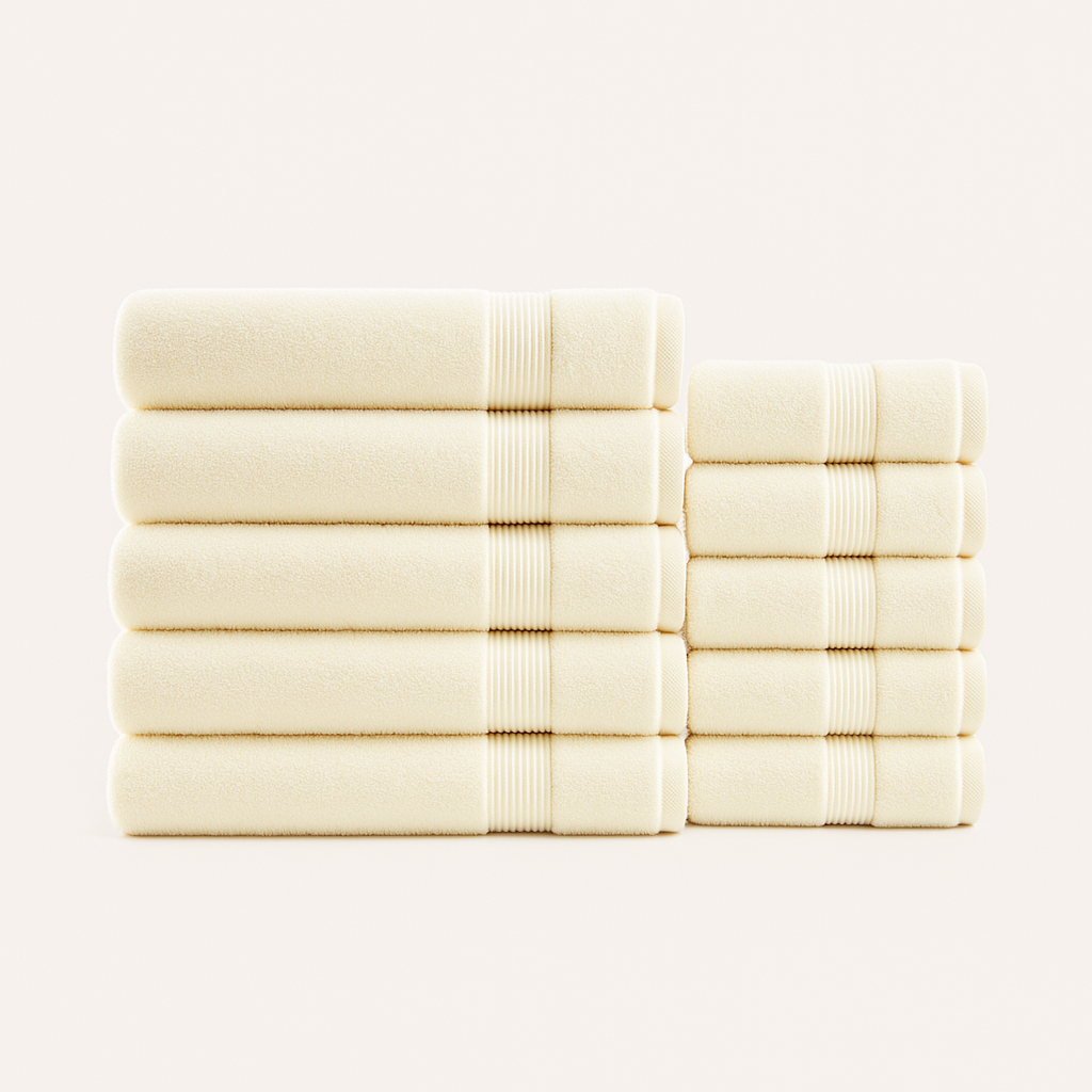 Ultrasoft Egyptian Cotton Bath Towels 10pcs (140x70cm)